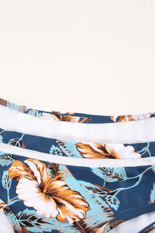 Floral High Waisted Two-piece Bikini