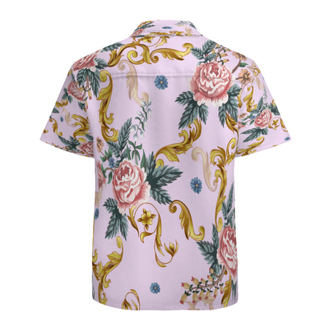 Men's Hawaiian Short Sleeve Shirt Quick Dry Breathable Beach Shirt