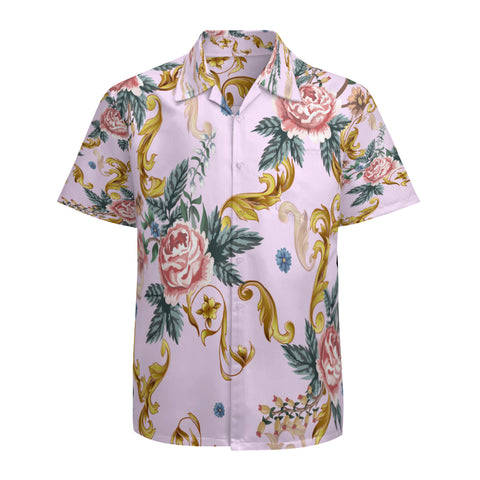 Men's Hawaiian Short Sleeve Shirt Quick Dry Breathable Beach Shirt