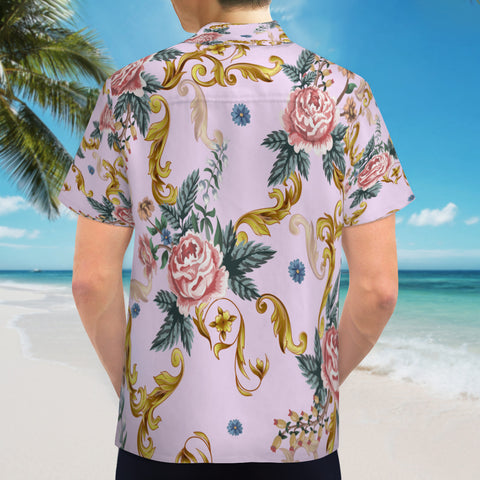 Men's Hawaiian Short Sleeve Shirt Quick Dry Breathable Beach Shirt